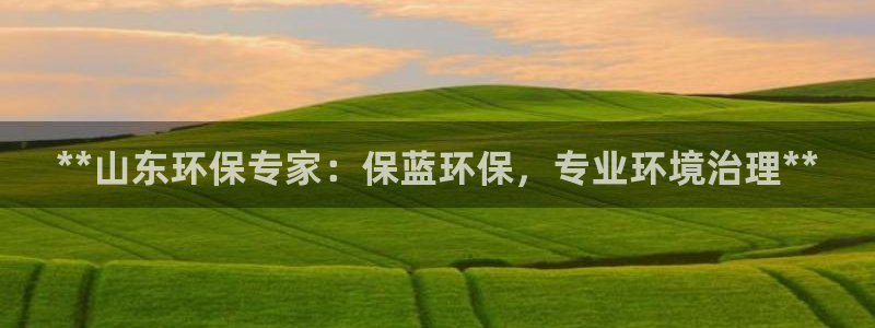 彩名堂手机客户端官网：**山东环保专