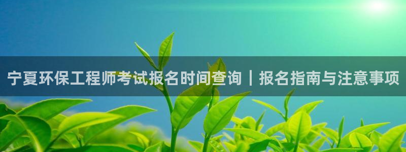 彩名堂人工预测免费计划：宁夏环保工程
