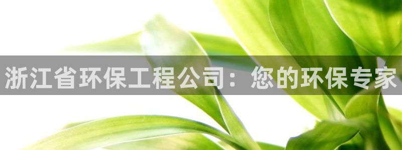 彩名堂预测软件：浙江省环保工程公司：