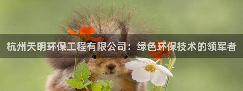 彩名堂预测计划：杭州天明环保工程有限