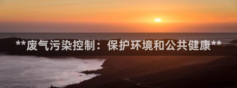 老版彩名堂：**废气污染控制：保护环境和公共健康**