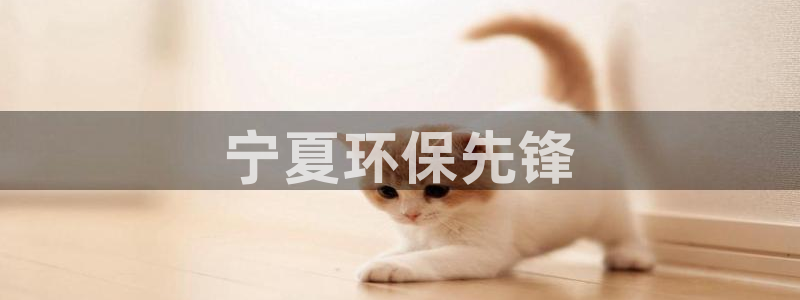 彩名堂手机客户端：宁夏环保先锋