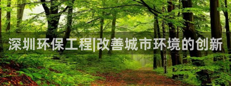 彩名堂排三：深圳环保工程|改善城市环