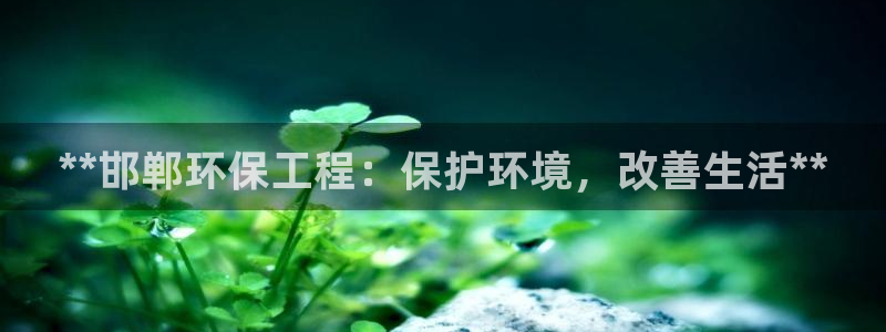 彩名堂免费计划官网50：**邯郸环保