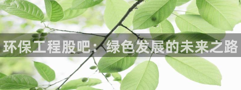 彩名堂最新计划app下载：环保工程股吧：绿色发展的未来之路